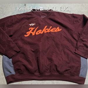 Knights Apparel Maroon and Orange Shirt Jacket